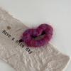 Horquilla de lana enrollada con forma de amor para otoño e invierno, bonita y dulce horquilla para niña, con clip lateral para flequillo, accesorios para el cabello, nuevo