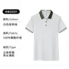 Camisa Polo de Color Contrastante con Cuello Ropa de Trabajo Manga Corta Logo Impreso Personalizado Catering Corporativo Ropa de Grupo Publicidad Camisa Cultural