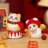 Gato da Sorte Fofo e Energético Caixa Surpresa Mascote de Bilheteria Ornamento de Mesa Presente de Ano Novo para Melhor Amigo ou Aniversário de Amiga