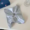 Scrunchie Novo Grande de Cetim com Bolinhas Estilo Coreano com um Toque Elegante e de Alta Qualidade, Elástico para Rabo de Cavalo Baixo Despojado