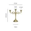 Candelabro Dorado Retro Europeo de Múltiples Brazos Estilo Ins Lujo Accesible Romántico Boda Decoración de Hotel Accesorios para el Hogar - Transfronterizo