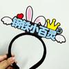 Zhou Shen deve ajudar a bota concerto estrela em torno de Glow Stick torcendo adereços personalizados Cartão luzes Headwear luminoso