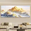 Rizhao Golden Mountain Porcelana de Cristal Pintura Decorativa Pared de Fondo de Sofá de Sala de Estar Soporte de Montaña Pintura Colgante Proyecto de Hotel B&B Venta al por Mayor Individual
