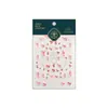 Tisu Flor Seca Rosa Manicura Francesa Simple Pegatina Kx487 Pequeña Fresca Ins Encaje Lazo Pegatina para Uñas