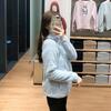 Estoque de Longo Prazo em Grande Quantidade Outwear de Pelo Multicor Outono e Inverno Versátil Europeu e Americano Pelúcia Lã Polar Outwear de Pelúcia Manga Longa