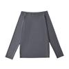 Moda Europeia e Americana Elegante Camisa Solta Casual Feminina All-match T-shirt S20870