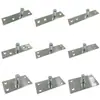 Mola de piso de porta de vidro, extensão do eixo superior, peça de hardware, acessórios de fixação de eixo fixo simples de aço inoxidável