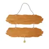 Letrero de Puerta Tallado en Madera Maciza para Villa de Alojamiento, Patio, Jardín, Letrero Decorativo Colgante con Letras Creativas, Placa de Madera para Cenador