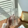 Taza para mujer de aspecto elegante, vaso de agua con popote, vaso de vidrio, gran capacidad, nuevo 2022, taza de hada, para el hogar, té de leche