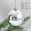 Venda Direta da Fábrica Bolas de Natal, Enfeites para Árvore de Natal, Decorações de Casamento Prateadas Eletrodepositadas, Bolas de Plástico para Pendurar, Itens Decorativos em Estoque