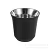Taza de Agua Portátil de Acero Inoxidable 304 de Color Natural Simple, Tamaño Pequeño, Pequeña Capacidad, Onzas, Taza de Espresso