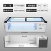 Congelador Horizontal Yun Tu Comercial Refrigerador para Barbacoa Conservación Fresca Mostrador de Pedidos Vitrina de Escritorio Congelador para Puesto Pequeño