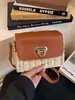 Bolsa Cuadrada Pequeña de Alta Gama 2026, Bolso Cruzado, Bolso Tejido de Hombro, Bolso de Playa para Vacaciones, Bolso de Paja Versátil para Mujer