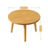 Janela saliente pequena mesa de centro mesa redonda sentar quarto mini pequena mesa de madeira simples rede vermelha ins tatami mesa baixa