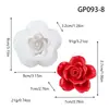Molde de Silicone para Vela Perfumada de Rosa Estereoscópica 3D Molde para Decoração de Bolo Fondant Sabonete Artesanal Pedra Difusora