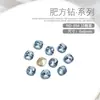 Decoraciones para Uñas: Rhinestones Cuadrados Blancos Transparentes con Base Puntiaguda, Rhinestones Cuadrados Ab Coloridos para Uñas, Decoraciones para Uñas de Forma Irregular, 10 Piezas