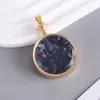 Colgante de Piedra Natural y Cristal de Venta Caliente Transfronteriza Colgante de Botella de la Suerte para DIY Adorno de Aleación Venta Directa del Fabricante Joyería de Moda