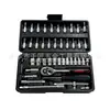 Conjunto de 46 Peças Chave de Soquete Rápida Xiaofei Reparo Automotivo Reparo de Carro Catraca Chave de Fenda Ferramenta Combinada