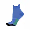 Meias de Compressão Esportiva Color Block de Alta Elasticidade Selecionadas Cuidadosamente de Fronteira, Meias de Compressão Elásticas para Mulheres, Meias de Futebol Respiráveis Absorventes de Suor para Corrida