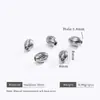 Cuentas de Cubo Chapadas en Oro que Conserva el Color Cuentas Facetadas Cuentas de Esquina Cortada para Manualidades Cuentas Sueltas Accesorios para Joyería Cuentas de Flor Cortada Doradas Cuentas Espaciadoras de Posicionamiento