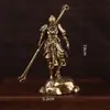 Mono de Latón Rey Mono Sun Wukong Rey Mono Escultura de Cobre Artesanías Decoración Artesanías de Cobre Adornos de Latón Artesanías de Cobre