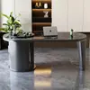 Mesa de Chá em Ardósia, Mesa de Chá para Varanda, Mesa de Centro para Sala de Estar de Apartamento Pequeno, Mesa de Chá Integrada para Preparo de Chá no Escritório