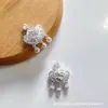 Lingote Hueco de Filigrana de Plata Pura, Colgante Candado de la Fortuna, Exquisito Collar Versátil al por Mayor