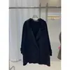 Abrigo de lana de doble cara para otoño e invierno, nuevo abrigo de lana de doble cara con cuello de traje cálido para mujer 2026