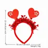 Fábrica Spot Transfronterizo Amazon Shine Temu Nueva Diadema de San Valentín Diadema Regalo para Fiesta Festiva