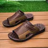Sandalias de Talla Grande Transfronterizas 2025 Nuevas Sandalias de Verano para Hombre Zapatos Antideslizantes para Hombre Calzado de Exterior Chanclas Casuales Zapatos de Playa Modernos