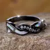 Anillo Huajie Sencillo y Único de Nicho Lujo Ligero Elegante, Anillo Cruzado Trenzado, Anillo de Compromiso y Boda Venta Directa
