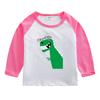 Camiseta de manga comprida para meninos roupas infantis 2022 nova outono camisa bonita para meninos roupa externa infantil camiseta básica Primavera