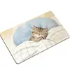Alfombrilla de baño linda de gato de tierra de diatomeas, alfombrilla absorbente de secado rápido para pies de inodoro, alfombrilla antideslizante de dibujos animados para entrada de baño
