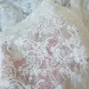 Tela de Encaje de Malla Blanca Cortina Tela de Fondo para Fotos de Boda Mesa de Comedor Vestido Ropa