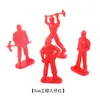 Adornos de Muñecos de Ingeniería de 5 cm, Muñecos, Personajes, 4 Escenas de Micro Paisaje, Accesorios de Juguete de Minifigura de Ingeniería de Plástico