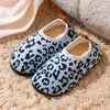 Pantuflas de Algodón para Niños y Adultos para Otoño e Invierno para Uso en Casa para Niños y Bebés con Terciopelo Espeso Cálido Antideslizante Suela Suave Zapatos de Algodón