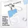 Portatarjetas Casual de Gato Tarjeta de Estudiante Deslizable Portatarjetas de Campus para Hombres y Mujeres Insignia de Nombre Portatarjetas de Identificación de Trabajo Cubierta Protectora Transfronterizo