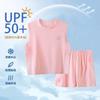 Traje Deportivo de Verano con Protección Solar de Secado Rápido para Niños y Niñas, Chaleco Fresco con Paneles y Pantalones Cortos, Conjunto de Dos Piezas UPF50+