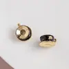 [Serie de Café de Desayuno Parisino] Colgante de Croissant de Grano de Café DIY Goteando Aceite Colgante Accesorios para Joyería DIY