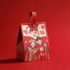 Caixa de Doces para Casamento 2025 Nova Caixa de Presente para Acompanhantes de Casamento Caixa Vazia Caixa de Embalagem Bolsa de Noivado Caixa de Doces Atacado