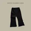 Pantalones Casuales de Micro Campana Estilo Coreano de Otoño para Bebé Niñas Pantalones Largos Elásticos Multicolores Niños Pequeños Suaves Agradables a la Piel Ropa Exterior Pantalones de Campana