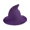 Sombrero de Bruja de Lana Transfronterizo para Mujer Amazon Tejido Otoño e Invierno Puntiagudo Sombrero Infantil Plegable Sombrero de Mago