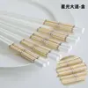 Nuevos Palillos Cerámicos Creativos Antideslizantes Antimoho Vajilla de Lujo Ligero Regalo para el Hogar Palillos Serie Flor de Mancha