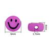 Nuevas cuentas de plástico acrílico transfronterizas hechas a mano, pulsera DIY, joyería para niños, cuentas redondas con cara sonriente, juego de cuentas