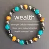 Ventas Directas de Fábrica Temu Xiyin Tiktok Popular Transfronterizo Pulsera Siete Meridianos Energía Yoga Meditación Pulsera