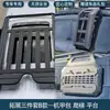 Adecuado para plataforma azul oscuro G318 portaequipajes de techo modificado plataforma escalera mochila decoración kit de apariencia de bolsa mecha