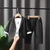 Terno Infantil Coreano Outono Três Peças Roupas Infantis Primavera e Outono Terno Infantil Vestido de Um Ano Moda