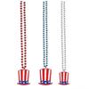 Nuevo traje del Día de la Independencia de América Accesorios Falda Tutú para Adultos Hebilla para el Cabello Diadema Pulsera Guantes de Red para Pescar Atrezo de Ropa