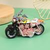 Mini llavero de motocicleta Harley con forma de coche, con personalidad creativa, modelo de juguete moderno y genial, colgante al por mayor