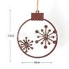 Decorações de Natal Ocas Pingentes de Madeira Pingentes de Interior Layout de Cena de Shopping Cabides Atacado Transfronteiriço